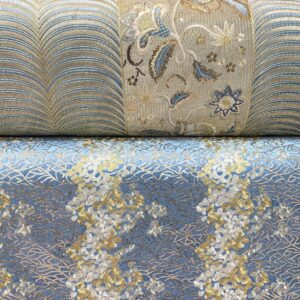 Tissu Velours Brodé 3