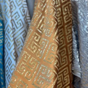 Tissu Velours Brodé 2