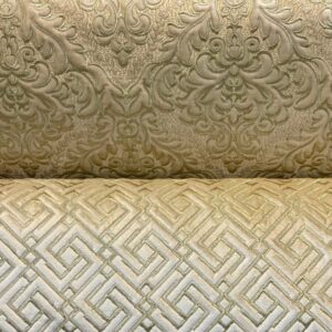Tissu Velours Brodé