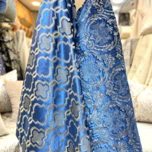 Tissu Velours Brodé
